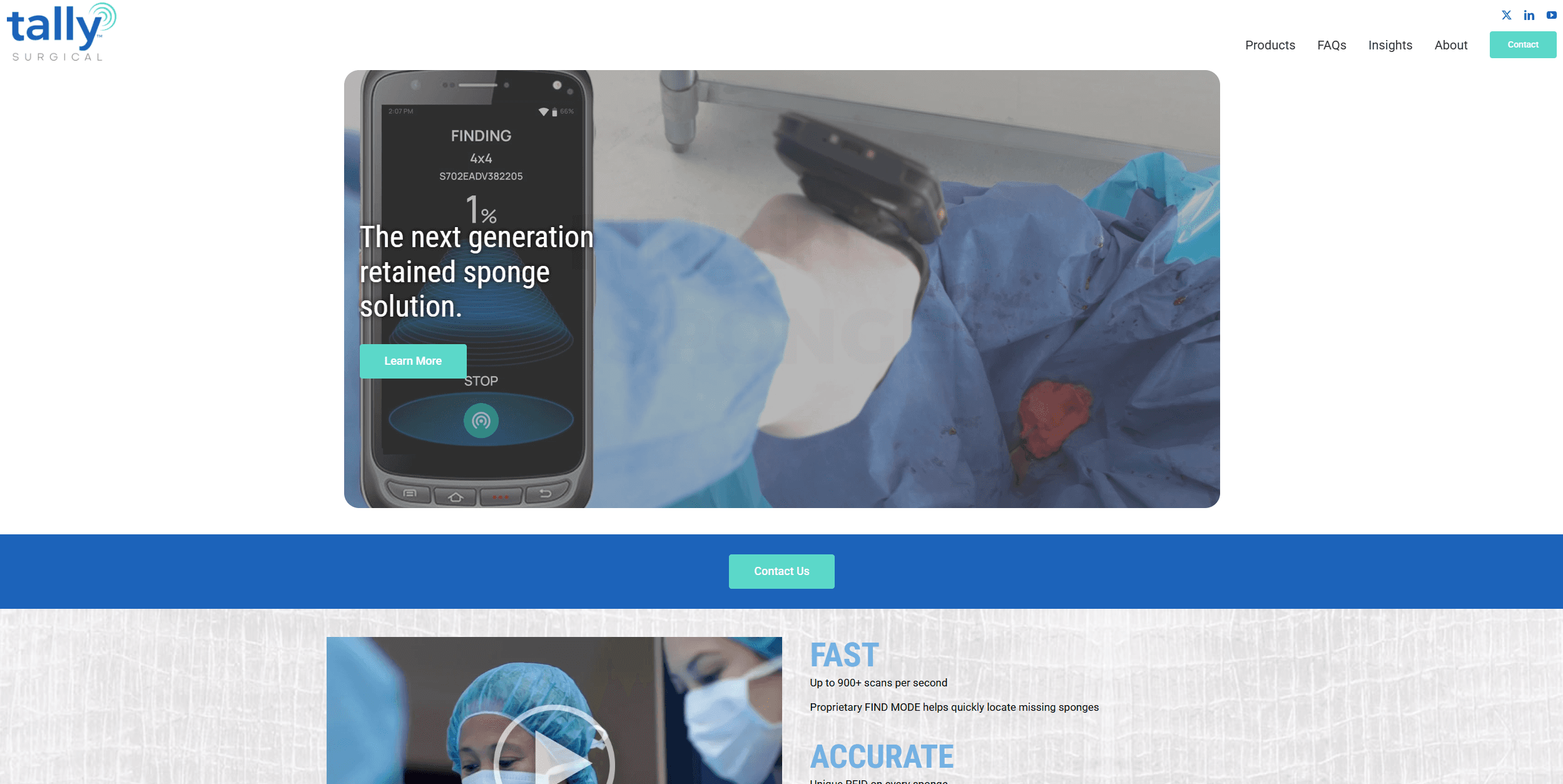 Tally Surgical Supply before example